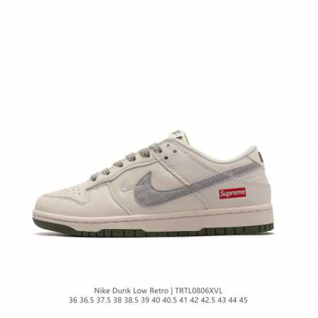 耐克 Nike Dunk Low Retro 运动鞋复古板鞋。作为 80 年代经典篮球鞋款，起初专为硬木球场打造，后来成为席卷街头的时尚标杆，现以经典细节和复古 - 点击图像关闭