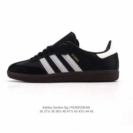 阿迪达斯 德训鞋 Adidas Originals Samba Og Shoes 经典运动鞋小白鞋 T头鞋 男女鞋 彰显休闲摩登风情的时尚经典鞋 它诞生于50年 - 点击图像关闭