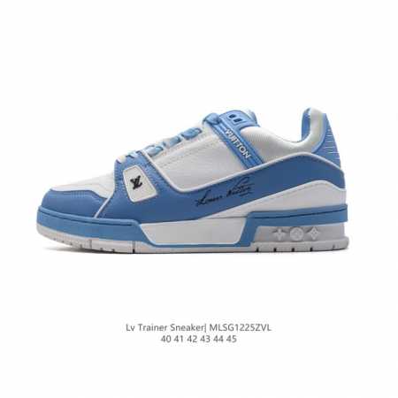 公司级 路易威登 Louis Vuitton Lv路易威登板鞋 时尚运动鞋 潮厚底增高鞋 。舒适防滑底和百搭性霸屏整个时尚娱乐圈，细节调整完美主义！鞋面采用柔软 - 点击图像关闭