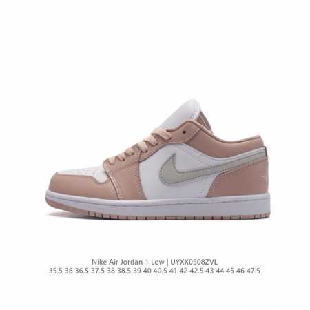 耐克 乔丹air Jordan 1 Low Aj1 乔1 乔丹1代aj1 低帮复古文化休闲运动篮球鞋。该鞋款从 1985 年元年款汲取设计灵感，焕新演绎简约经典 - 点击图像关闭