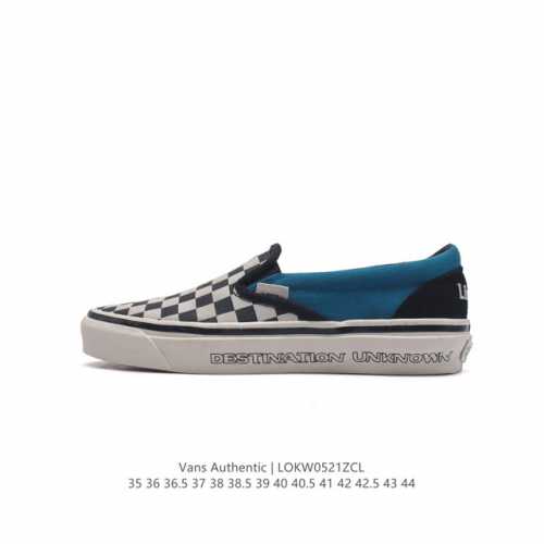 硫化版 Vans 万斯 男女鞋真标硫化工艺，原钢印、材质标，加强减震eva鞋垫装置可踩跟两穿效果范斯vans Authentic Era Sf 中性4孔低帮系带