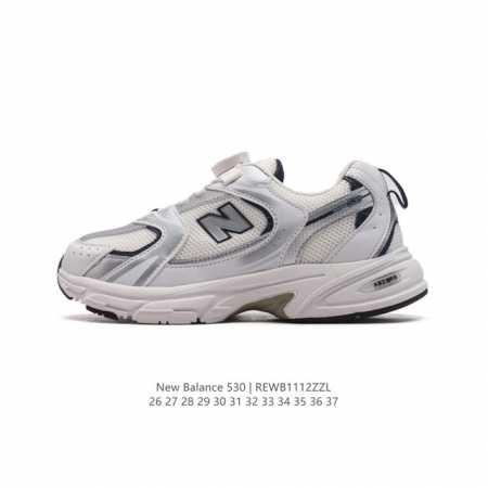 童鞋 新百伦 Nb530 New Balance 530 复跑古鞋 厚底增高老爹鞋 儿童缓震运动慢跑鞋。Nb530这鞋双确实是nb家经复典古款式之一，以全科新技 - 点击图像关闭