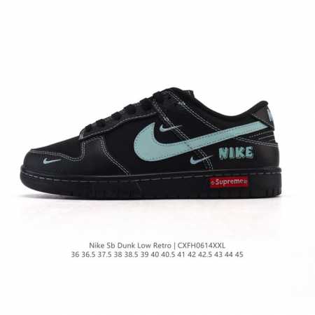 公司级 耐克 Nike Dunk Low Retro 运动鞋复古板鞋，作为 80 年代经典篮球鞋款，起初专为硬木球场打造，后来成为席卷街头的时尚标杆，现以经典细 - 点击图像关闭
