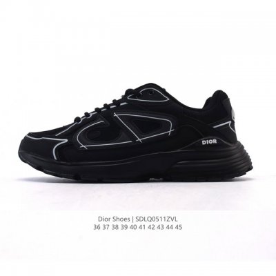 dior 迪奥 高奢品牌 彰显高级气质 Dior 运动鞋低帮系列复古休闲鞋时尚慢跑鞋厚底老爹鞋圆头系带 运动跑鞋 生活休闲鞋 男款 时髦单品 时尚百搭 复古老爹