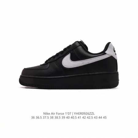 耐克 Nike Air Force 1 '07 Low 空军一号含气垫 小白鞋 低帮百搭厚底增高休闲运动板鞋。柔软、弹性十足的缓震性能和出色的中底设计，横跨复古 - 点击图像关闭