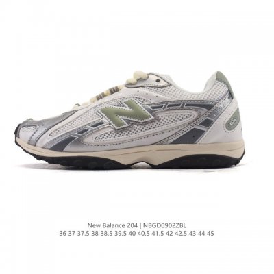 新品公司级 新百伦 2025年新款 New Balance 204L 2025年夏季登场：复古薄底鞋重塑都市运动美学时尚运动跑步鞋，以复古薄底设计与室内足球鞋灵