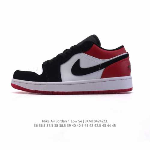 耐克 乔丹Air Jordan 1 Low Aj1 乔1 乔丹1代Aj1 低帮复古文化休闲运动篮球鞋，从1985 年面世的元年款汲取设计灵感，采用简洁大方的经典