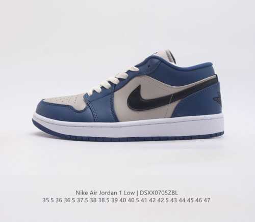 公司级耐克nike Wmns Air Jordan 1 Low Wmns Air Jordan 1 Low White Wolf Grey Aj1乔丹一代低帮经