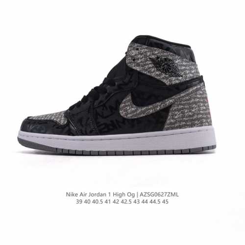 公司级 耐克 男款运动板鞋 Nike Air Jordan 1 Retro High Og 乔丹一代Aj1 乔1 Aj1 篮球鞋复刻运动鞋。皮面高帮板鞋的设计灵