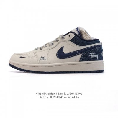 公司级 耐克 乔丹Air Jordan 1 Low Aj1 乔1 乔丹1代Aj1 低帮复古文化休闲运动篮球鞋，从1985 年面世的元年款汲取设计灵感，采用简洁大