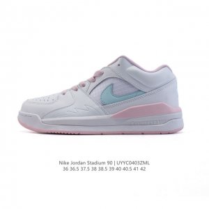 公司级 耐克 Nike Air Jordan Stadium Aj90 潮流运动板鞋 Aj90 充满了对Tinkerhathield 原创设计的致敬 包括中足网