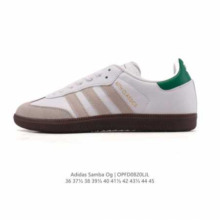 阿迪达斯 德训鞋 Adidas Originals Samba Og Shoes 经典运动鞋小白鞋 T头鞋 女士板鞋 彰显休闲摩登风情的时尚经典鞋。它诞生于50 - 点击图像关闭