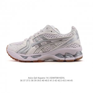 公司级 亚瑟士 Asics Gel-Kayano 14 公司级版本运动休闲透气专业缓震慢跑鞋。采用工程弹性双层再生网格密度鞋面材质，后跟3D可视Gel缓震乳胶物