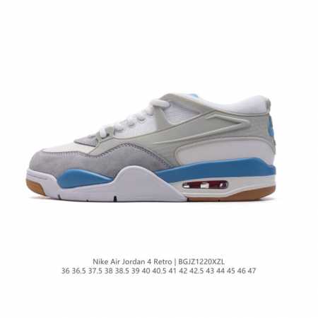公司级 耐克 新款 Nike Air Jordan 4 Retro Og 低帮 迈克尔 乔丹aj4代乔4 复古休闲运动文化篮球鞋。秉承轻量化的速度型篮球鞋设计思 - 点击图像关闭