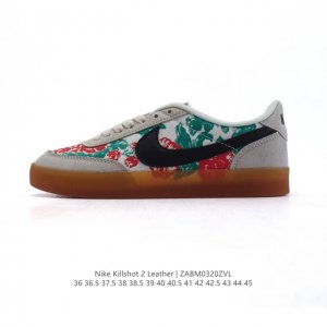 180 耐克板鞋 生胶米白 2025年新款 花开富贵 复古板鞋J.Crew X Nike 联名 Killshot Ii Leather 男女休闲复古运动鞋。采用