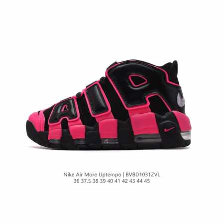 耐克 Nike Air More Uptempo '96 皮蓬全掌气垫男女子运动鞋厚底增高缓震慢跑鞋。续写 20 世纪 80 年代和 90 年代篮球运动飞速发展 - 点击图像关闭