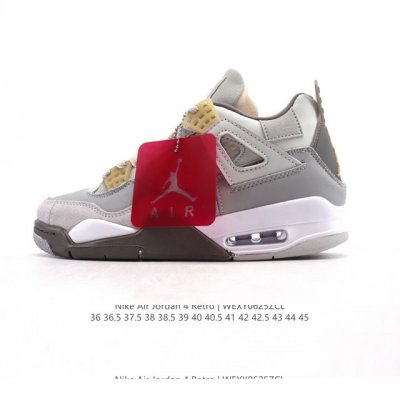 二层皮 真标 耐克 Nike Air Jordan 4 Retro Og迈克尔 乔丹Aj4代乔4 中帮复古休闲运动文化篮球鞋。秉承轻量化的速度型篮球鞋设计思想完