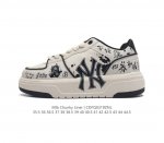 全新2023新款 Ny美国榄球洋基队new York Yankees X Mlb Chunky Runner Liner 莱纳系列低帮厚底老爹风透气舒适皮面休闲