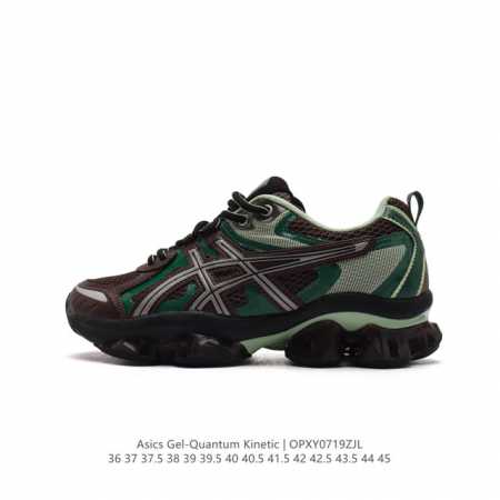 公司级 Asics 亚瑟士 Gel-Quantum Kinetic 男女士复古休闲运动鞋厚底增高老爹鞋。Asics Gel-Quantum Kinetic 运动 - 点击图像关闭
