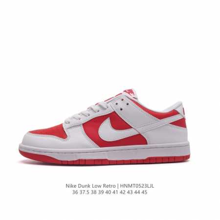 耐克 Nike Dunk Low Retro 运动鞋复古板鞋，作为 年代经典篮球鞋款，起初专为硬木球场打造，后来成为席卷街头的时尚标杆，现以经典细节和复古篮球风 - 点击图像关闭