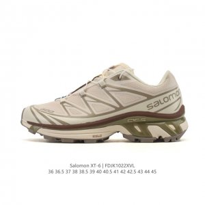 公司级 萨洛蒙 Salomon 男女款 城市轻户外防水透气舒适耐磨休闲穿搭运动鞋 透气潮流穿搭日常休闲老爹鞋 Xt-6 Expanse 萨洛蒙的户外休闲运动鞋以