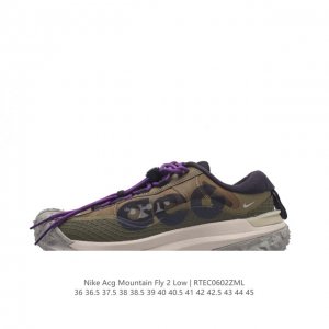真标 耐克 Nike Acg Mountain Fly 2 Low耐克户外登山鞋 山脉2代徒步跑鞋 男女运动鞋 。采用匠心设计，打造耐穿迅疾风格，让你在沙漠、峡