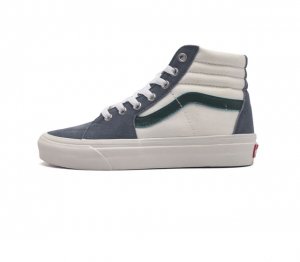 Vans 范斯sk8-Hi 男女高帮滑板鞋-复古休闲运动鞋-Vans范斯 Vans推出的sk8-Hi板鞋 以经典的款性和高帮设计呈现 鞋面采用优质织物材质打造