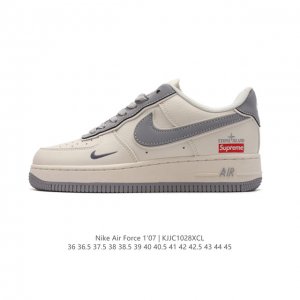 公司级 新款 AF1耐克 Nike Air Force 1 ‘07 Low 空军一号 气垫厚底增高百搭运动板鞋 原楦头原纸板 小白鞋 打造纯正空军版型，专注外贸