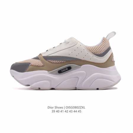 公司级 Dior 迪奥 高奢品牌 彰显高级气质 Dior 运动鞋低帮系列复古休闲鞋时尚慢跑鞋厚底老爹鞋圆头系带 运动跑鞋 生活休闲鞋 男款 时髦单品 时尚百搭 - 点击图像关闭
