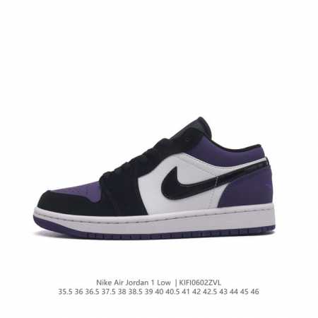 耐克 乔丹air Jordan 1 Low Aj1 乔1 乔丹1代aj1 低帮复古文化休闲运动篮球鞋。该鞋款从 1985 年元年款汲取设计灵感，焕新演绎简约经典 - 点击图像关闭