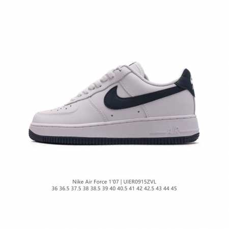 耐克 Nike Air Force 1 '07 Low 空军一号含气垫 低帮百搭厚底增高休闲运动板鞋 小白鞋 。柔软、弹性十足的缓震性能和出色的中底设计，横跨复 - 点击图像关闭