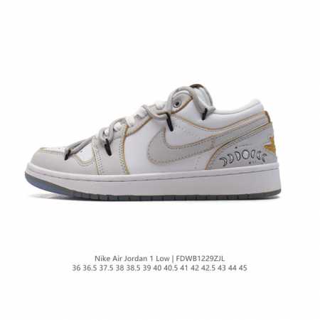 公司级 耐克 乔丹air Jordan 1 Low Aj1 乔1 乔丹1代aj1 解构绑带 双鞋带 低帮复古文化休闲运动篮球鞋。该鞋款从 1985 年元年款汲取 - 点击图像关闭