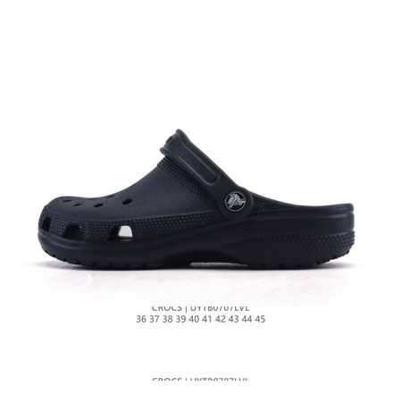 Crocs 沙滩洞洞鞋 男女士休闲厚底增高凉拖鞋 卡骆驰明星同款 厚底增高沙滩鞋 选择尺码时 建议选大一码 脚感更舒适 家居休闲一式两用拖鞋 白敬亭同款，坡跟设 - 点击图像关闭