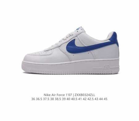 耐克 Nike Air Force 1 07 空军一号 Af 1 低帮 厚底增高百搭 休闲运动板鞋 柔软 弹性十足的缓震性能和出色的中底设计 横跨复古与现代的外 - 点击图像关闭