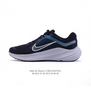 170 耐克Nike Air Quest 5 卡贾透质轻气休运闲 透气轻盈缓震跑步鞋，Nike Quest 5 男子透气轻盈缓震跑步鞋采用匠心设计，助你心愿成真