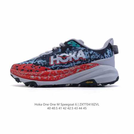 公司级 Hoka One One Speedgoat 6 飞速羚羊6 飞速羚羊系列的第六代越野跑鞋男士运动鞋，鞋款采用动态鞋面与内部支撑系统，并搭载Hoka久经 - 点击图像关闭