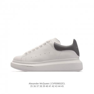alexandermcqueen 亚历山大 麦昆mcq 运动小白鞋厚底增高闪尾光滑牛皮平底鞋休闲鞋 时尚男女板鞋潮运动鞋 ，火爆到大街小巷无人不知，无人不晓的境