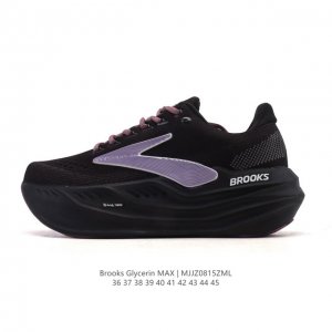 新品公司级 布鲁克斯 Glycerin Max 超级甘油:舒适的增高神器！Brooks Glycerin Max是一款极具突破性的顶级缓震运动跑鞋，由百年专业跑