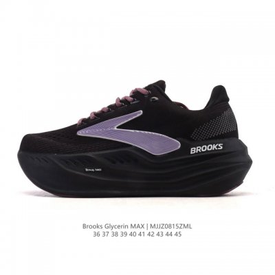 新品公司级 布鲁克斯 Glycerin Max 超级甘油:舒适的增高神器！Brooks Glycerin Max是一款极具突破性的顶级缓震运动跑鞋，由百年专业跑