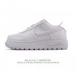 耐克 Nike Air Force 1 Low Luxe 空军一号低帮厚底休闲运动板鞋 鞋款以1982年原版经典的 Air Force 1 Luxe 为蓝本 继
