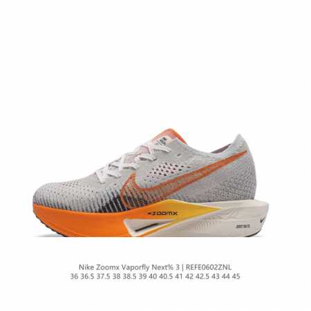 公司级 耐克 马拉松3代 三代男女鞋 钻石后跟太帅了！Nike 顶级缓震 新鞋亮相！Nike Zoomx Vaporfly Next% 3 运动缓震慢跑鞋。鞋面 - 点击图像关闭