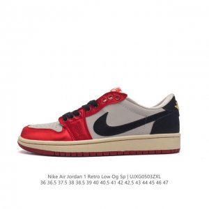耐克 乔丹air Jordan 1 Low Aj1 乔1 乔丹1代aj1 低帮复古文化休闲运动篮球鞋。该鞋款从 1985 年元年款汲取设计灵感，焕新演绎简约经典
