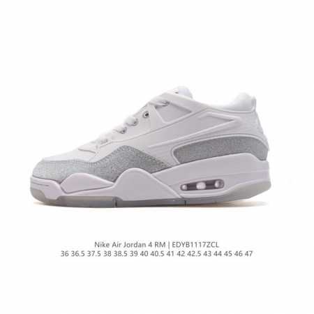 耐克 新款 Nike Air Jordan 4 Retro Og 低帮 迈克尔 乔丹aj4代乔4 复古休闲运动文化篮球鞋。秉承轻量化的速度型篮球鞋设计思想完成设 - 点击图像关闭