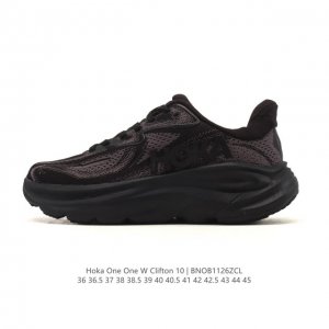 新款 Hoka One One 推出升级 Clifton 10 克利夫顿10代 男女士休闲跑步鞋轻量缓震运动鞋。Hoka One One的Clifton克利夫顿