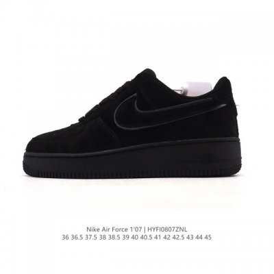 公司级 新款 Af1耐克 Nike Air Force 1 ‘07 Low 空军一号 气垫厚底增高百搭运动板鞋 原楦头原纸板 小白鞋 打造纯正空军版型，专注外贸