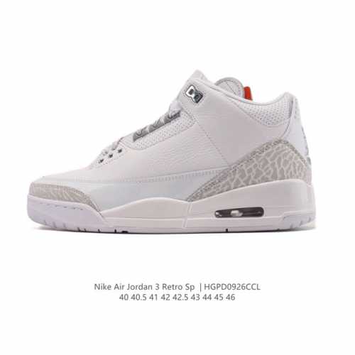 头层皮 耐克 乔丹 Aj3 耐克 Nike Air Jordan 3 Retro Se 乔3 复刻篮球鞋 乔丹3代 三代 男女子运动鞋，作为 Aj 系列中广受认