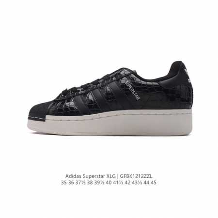 阿迪达斯 三叶草adidas Originals Superstar Xlg 贝壳头系列 低帮厚底松糕经典百搭休闲运动板鞋。当你试图定义adidas Super - 点击图像关闭