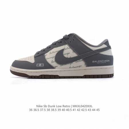 公司级 耐克 Nike Dunk Low Retro 运动鞋 经典复古板鞋 作为 80 年代经典篮球鞋款，起初专为硬木球场打造，后来成为席卷街头的时尚标杆，现以 - 点击图像关闭