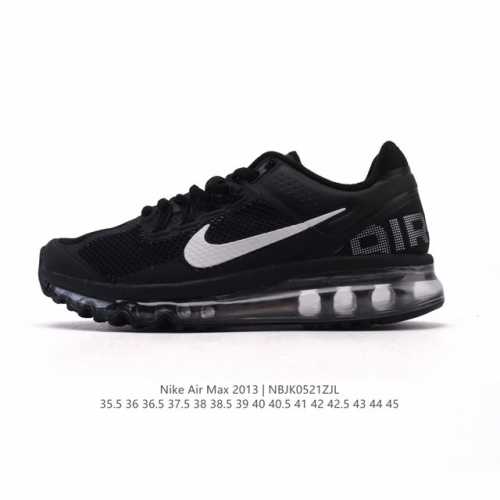 公司级 耐克 Nike Air Max 系列经典人气单品强势回归 Nike Air Max 2013 男女子气垫运动鞋 厚底增高跑步鞋 延续以往的时尚格调和运动