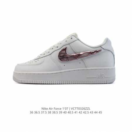 140 耐克 Nike Air Force 1 '07 Low 空军一号含气垫 小白鞋 2025年 蛇年新款 低帮百搭厚底增高休闲运动板鞋。柔软、弹性十足的缓震 - 点击图像关闭